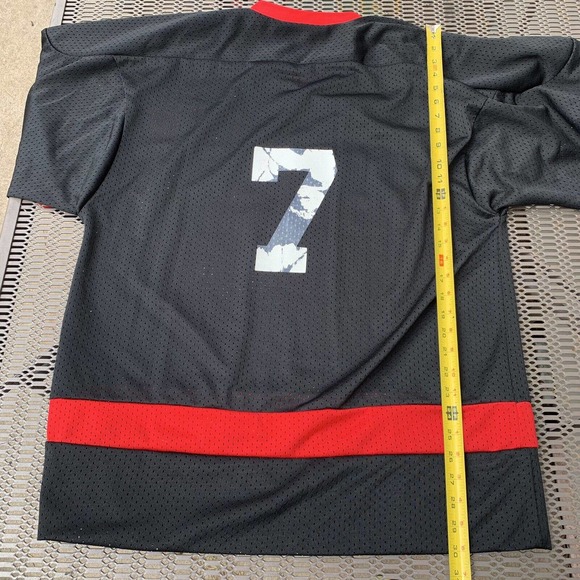 Vintage Rochester Hockey Jersey VFW Post 1215 K1 Sportswear Black L Minnesota MN - Picture 9 of 9